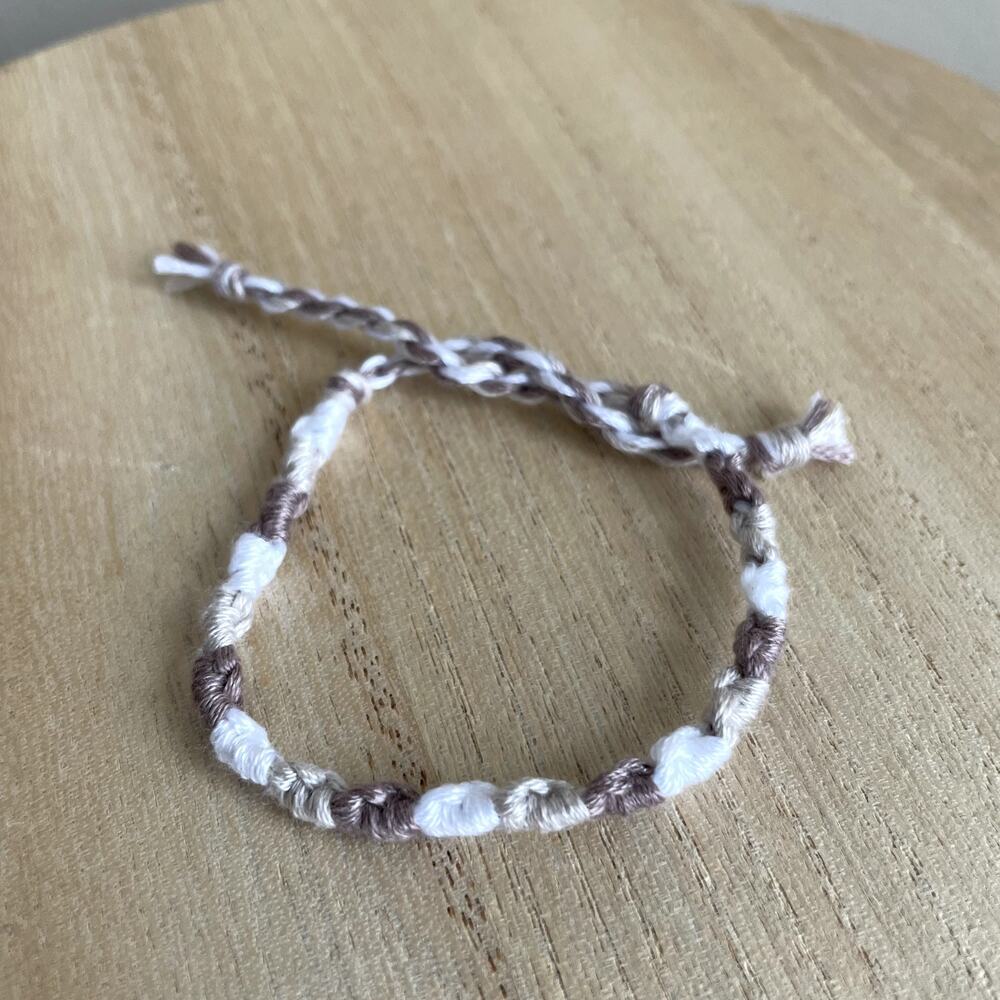 Burbank Bracelet anklet trendy comfortable tie embroidery thread woven gift